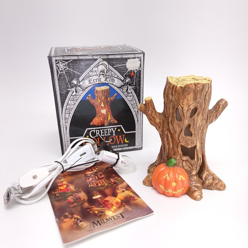 Midwest of Cannon Falls Creepy Hollow Eerie Elm Haunted Tree Halloween 21458-9